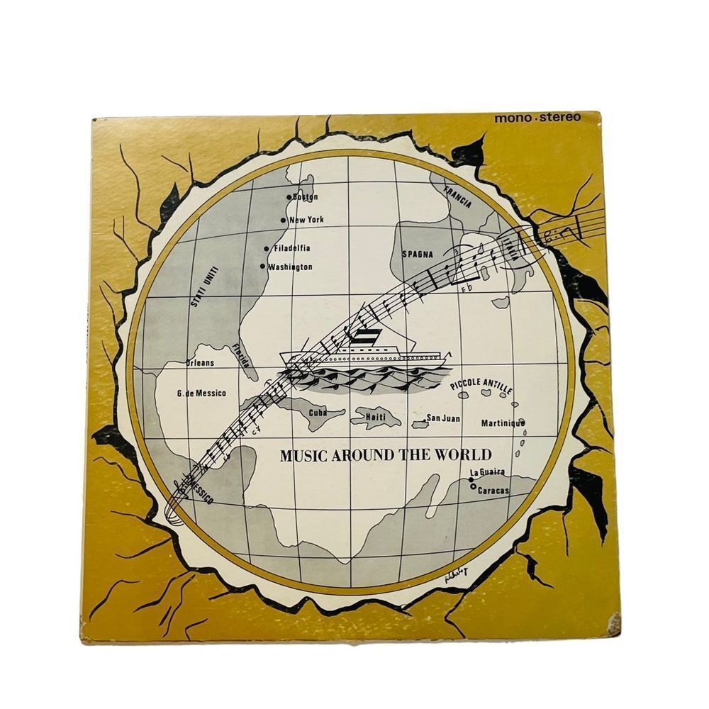 10/$25🦋 Autographed Copy Ship's Orchestra Music Around the World Vinyl Record - Picture 4 of 12